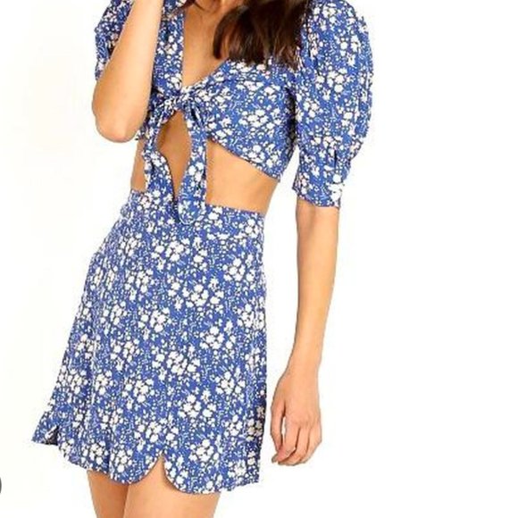 For Love and Lemons Floral Two Piece - Picture 2 of 4